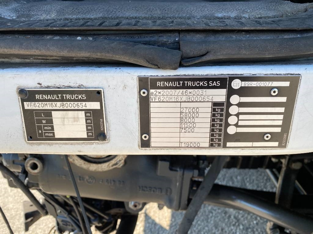 مبردة شاحنة Renault D-430 WIDE CHEREAU INOGAM/LEVIAND 120 endommagé: صور 10