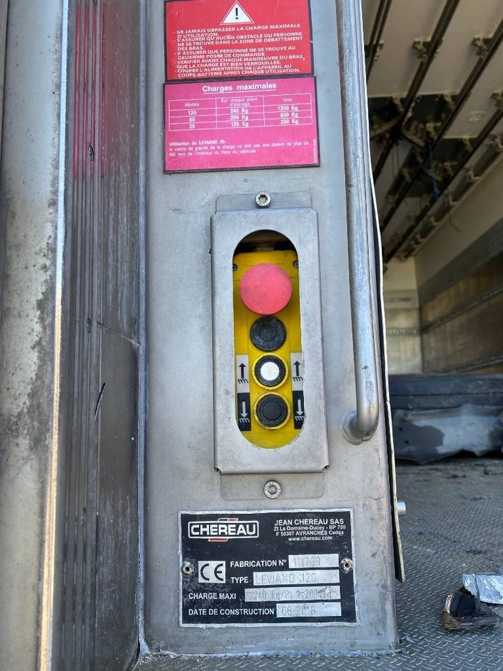 مبردة شاحنة Renault D-430 WIDE CHEREAU INOGAM/LEVIAND 120 endommagé: صور 17