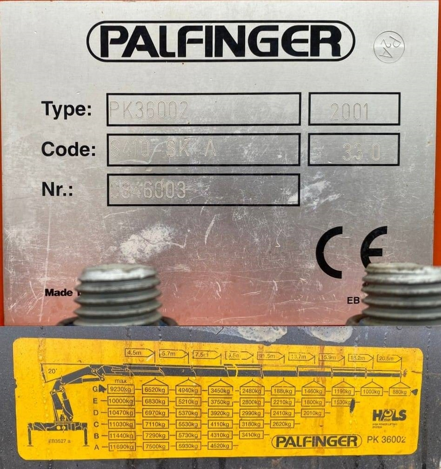 شاحنة كرين Volvo FH 380 PALFINGER PK 36002 Performance endommagé: صور 13