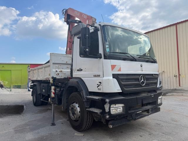 Mercedes AXOR 1828 BENNE GRUE FASSI - قلابات, شاحنة كرين: صور 3 Mercedes AXOR 1828 BENNE GRUE FASSI - قلابات, شاحنة كرين: صور 3