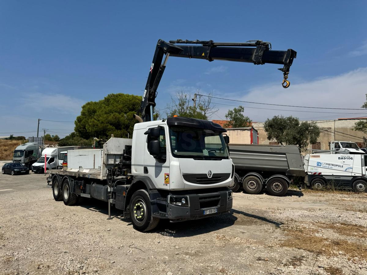 Renault PREMIUM 370 DXI PLATEAU RIDELLES GRUE - شاحنات مسطحة, شاحنة كرين: صور 2 Renault PREMIUM 370 DXI PLATEAU RIDELLES GRUE - شاحنات مسطحة, شاحنة كرين: صور 2