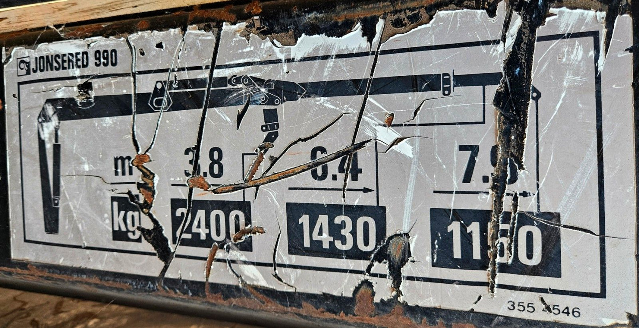 شاحنة ذات الخطاف, شاحنة كرين Kranmulde Jonsered 990 Kran Container: صور 11 شاحنة ذات الخطاف, شاحنة كرين Kranmulde Jonsered 990 Kran Container: صور 11