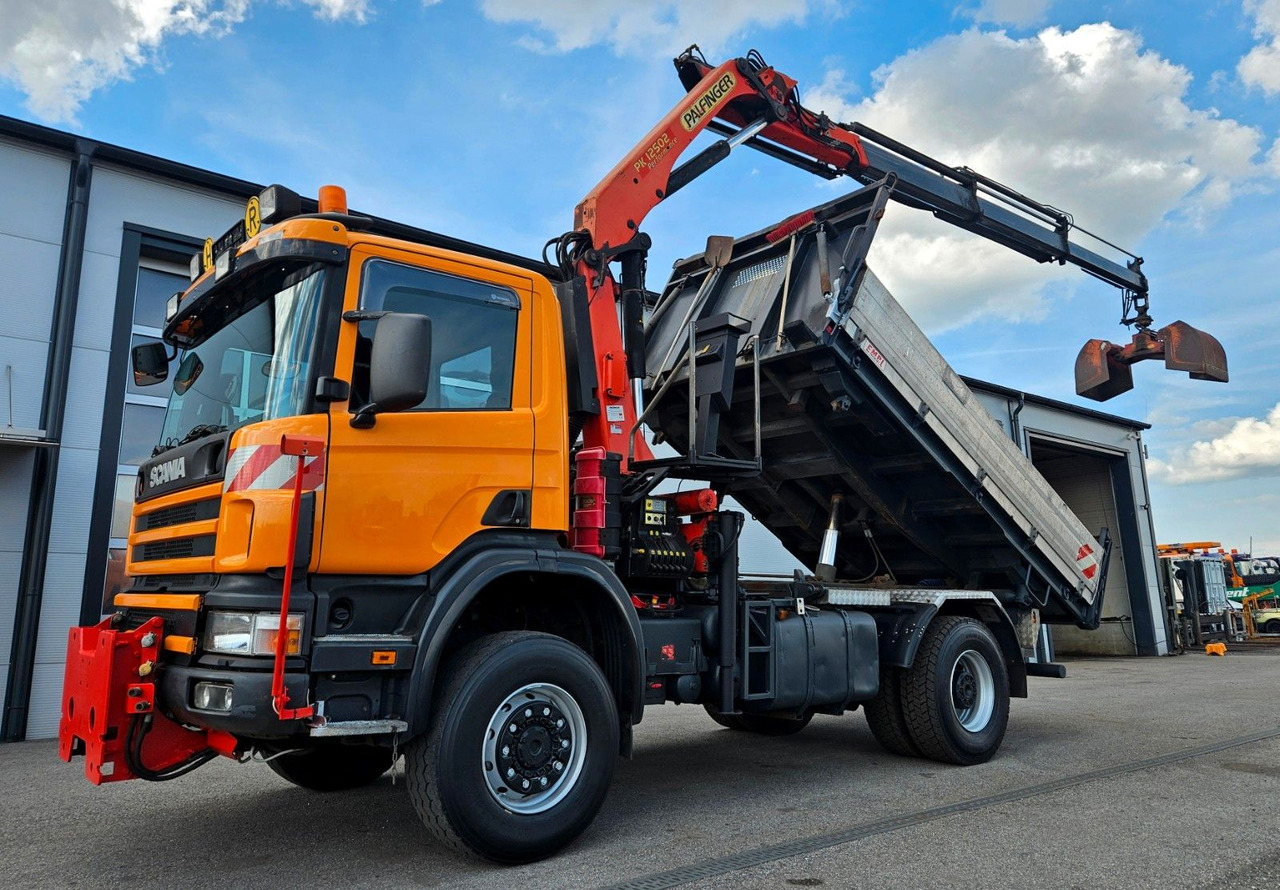 Scania P114 CB 380 4x4 Palfinger PK12502 Kran Funk - قلابات, شاحنة كرين: صور 4 Scania P114 CB 380 4x4 Palfinger PK12502 Kran Funk - قلابات, شاحنة كرين: صور 4