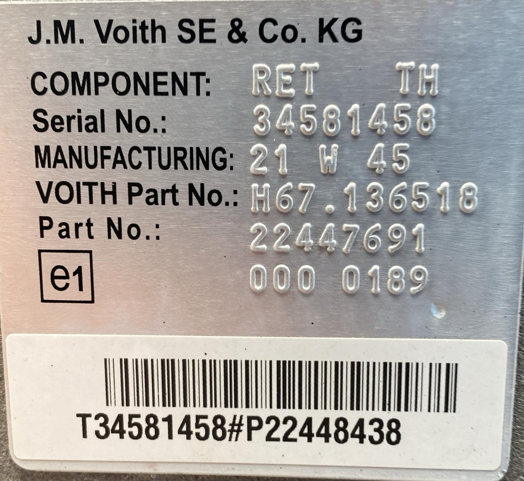 Cambio Volvo 500 D13K-6 - علبة التروس: صور 4 Cambio Volvo 500 D13K-6 - علبة التروس: صور 4