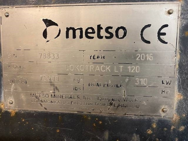 Metso Lokotrack LT120E Diesel and electric - كسارة متحركه: صور 3 Metso Lokotrack LT120E Diesel and electric - كسارة متحركه: صور 3