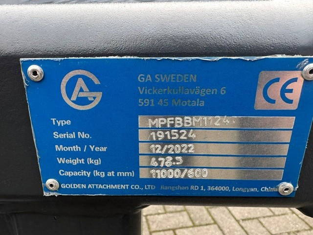 Volvo Systeem Vorken 11 tons NEW - شوكات: صور 4 Volvo Systeem Vorken 11 tons NEW - شوكات: صور 4