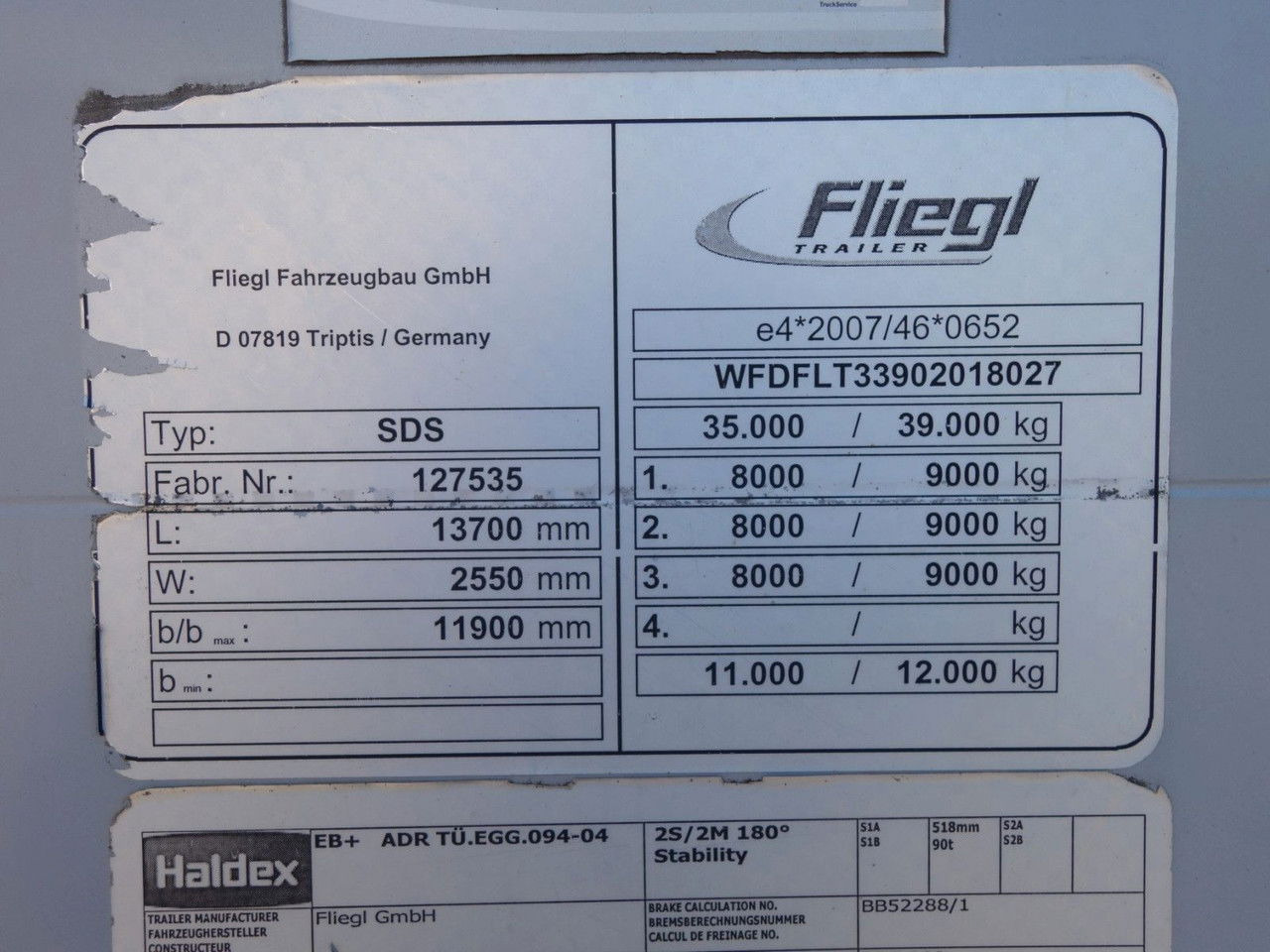الخيمة نصف مقطورة Fliegl SDS Standard, SAF Achsen: صور 16 الخيمة نصف مقطورة Fliegl SDS Standard, SAF Achsen: صور 16