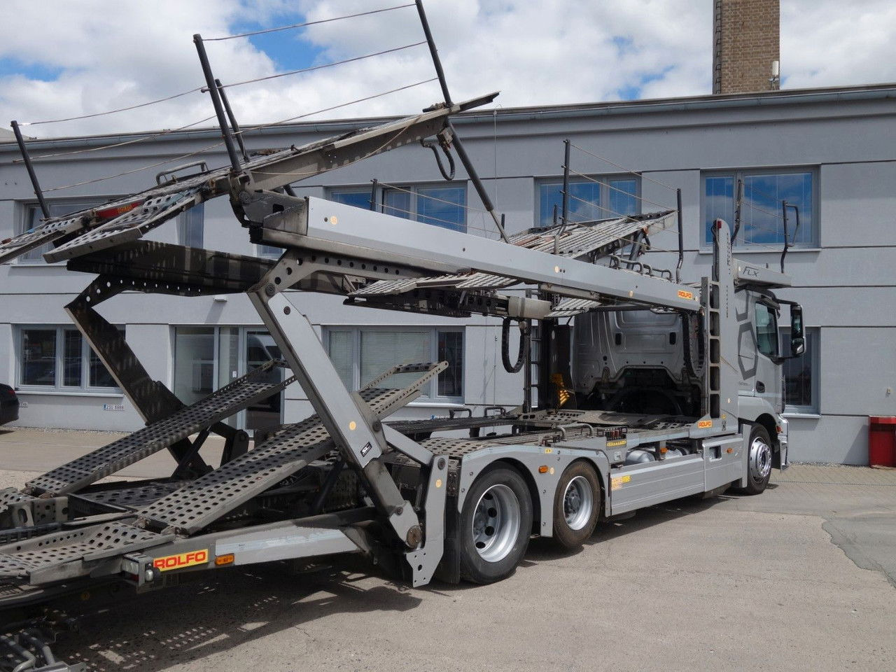 Mercedes-Benz Actros 2443 mit Rolfo FLX, Certifikation VDI - شاحنة نقل سيارات شاحنة: صور 5 Mercedes-Benz Actros 2443 mit Rolfo FLX, Certifikation VDI - شاحنة نقل سيارات شاحنة: صور 5