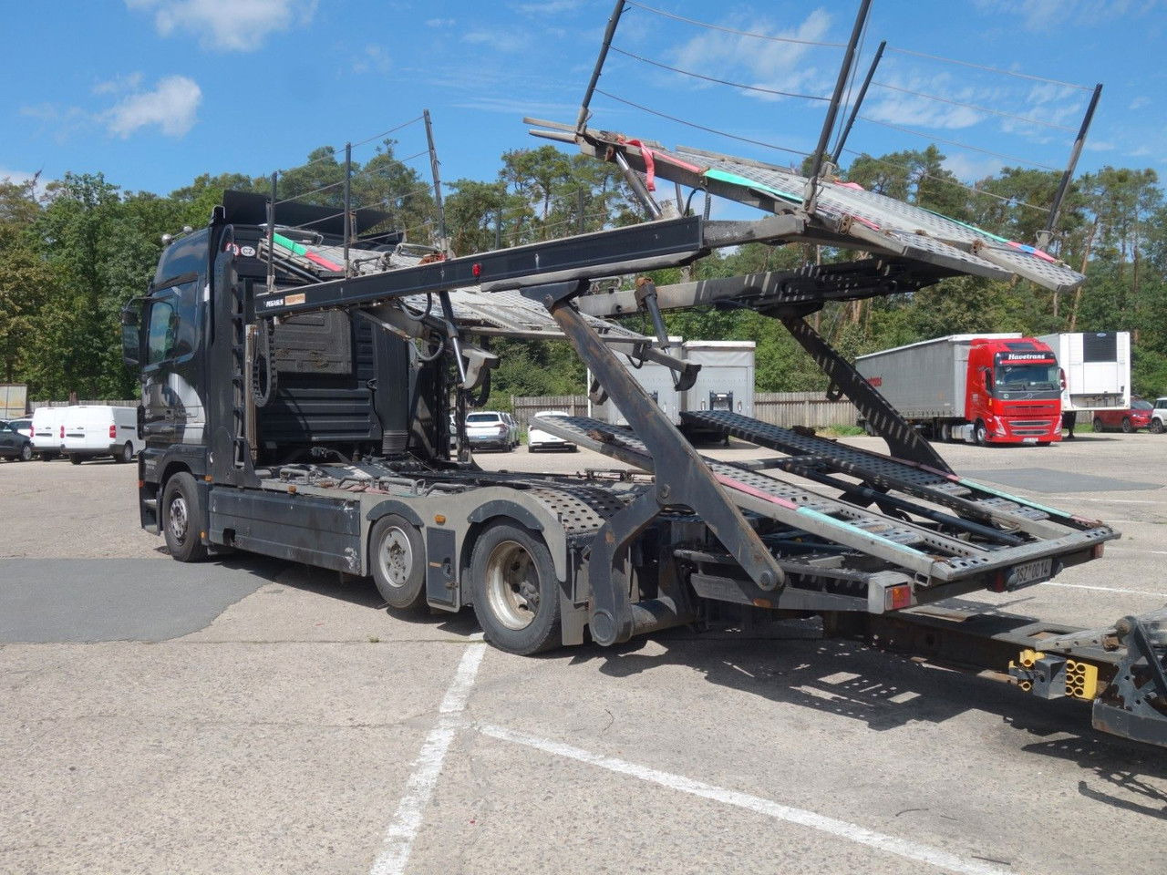 Mercedes-Benz Actros 2446 mit Rolfo für 10 PKW, Retarder - شاحنة نقل سيارات شاحنة: صور 4 Mercedes-Benz Actros 2446 mit Rolfo für 10 PKW, Retarder - شاحنة نقل سيارات شاحنة: صور 4