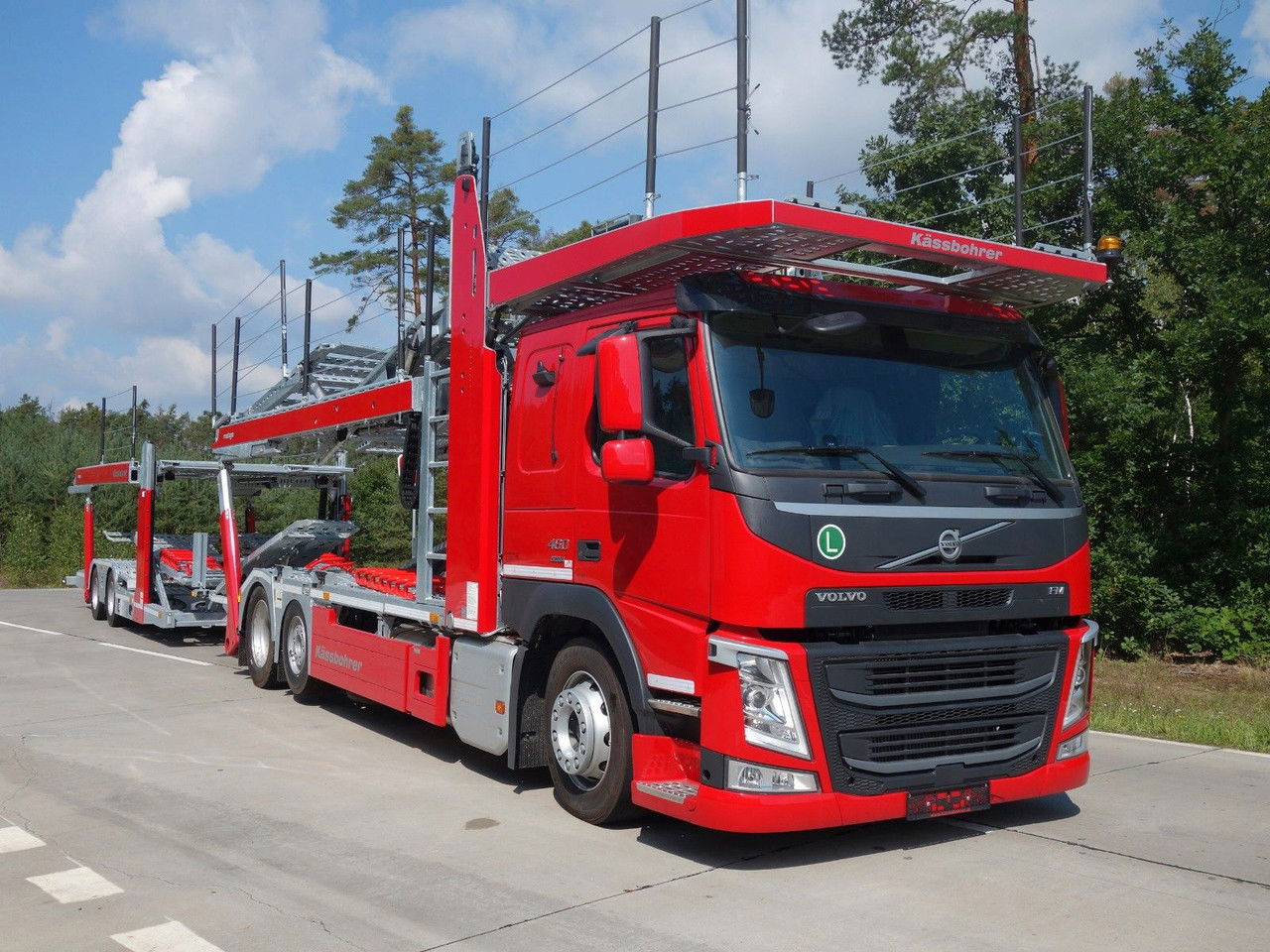 Volvo FM 460 6x2 Kassbohre Metago Pro / Intago tt, VDI - شاحنة نقل سيارات شاحنة: صور 2 Volvo FM 460 6x2 Kassbohre Metago Pro / Intago tt, VDI - شاحنة نقل سيارات شاحنة: صور 2