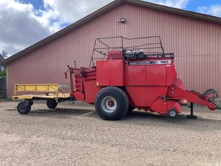 Massey Ferguson LB190 Fieldstar *** m. parkland ballevogn *** - مكبس البالات المستطيله: صور 3 Massey Ferguson LB190 Fieldstar *** m. parkland ballevogn *** - مكبس البالات المستطيله: صور 3