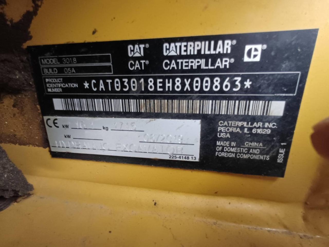 CAT 301.8-05 - حفارات زحافة: صور 5 CAT 301.8-05 - حفارات زحافة: صور 5