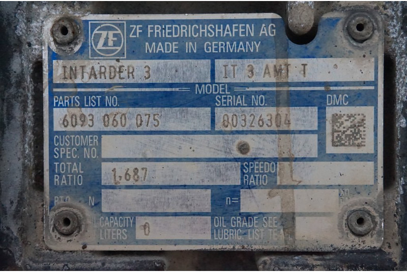 ZF 12AS2331TD+IT3 81.32004-6389 - علبة التروس - شاحنة: صور 5 ZF 12AS2331TD+IT3 81.32004-6389 - علبة التروس - شاحنة: صور 5