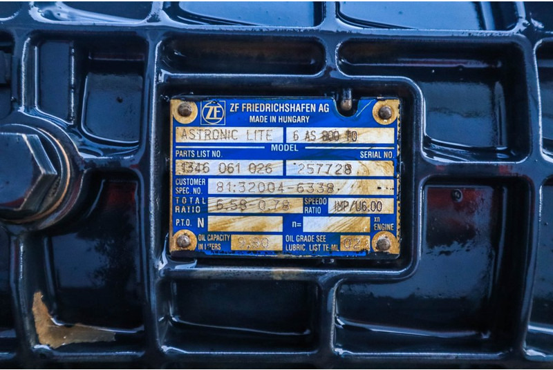 ZF 6AS800TO TGL EURO6 81.32004-6338 - علبة التروس - شاحنة: صور 5 ZF 6AS800TO TGL EURO6 81.32004-6338 - علبة التروس - شاحنة: صور 5