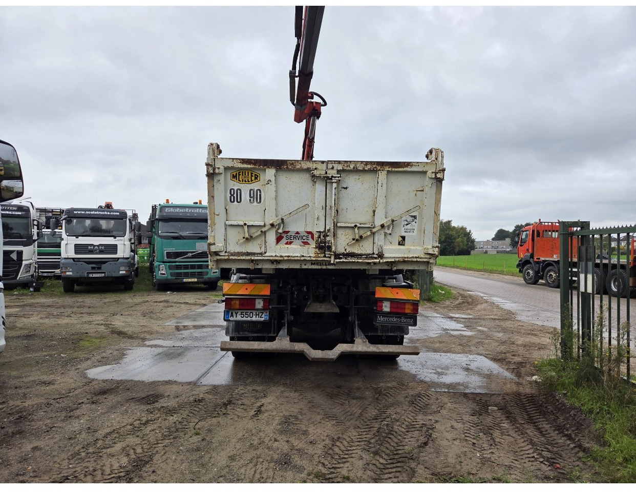 MERCEDESA CTROS 3341 6X4 TIPPER CRANE FASSI F105 - قلابات, شاحنة كرين: صور 4 MERCEDESA CTROS 3341 6X4 TIPPER CRANE FASSI F105 - قلابات, شاحنة كرين: صور 4
