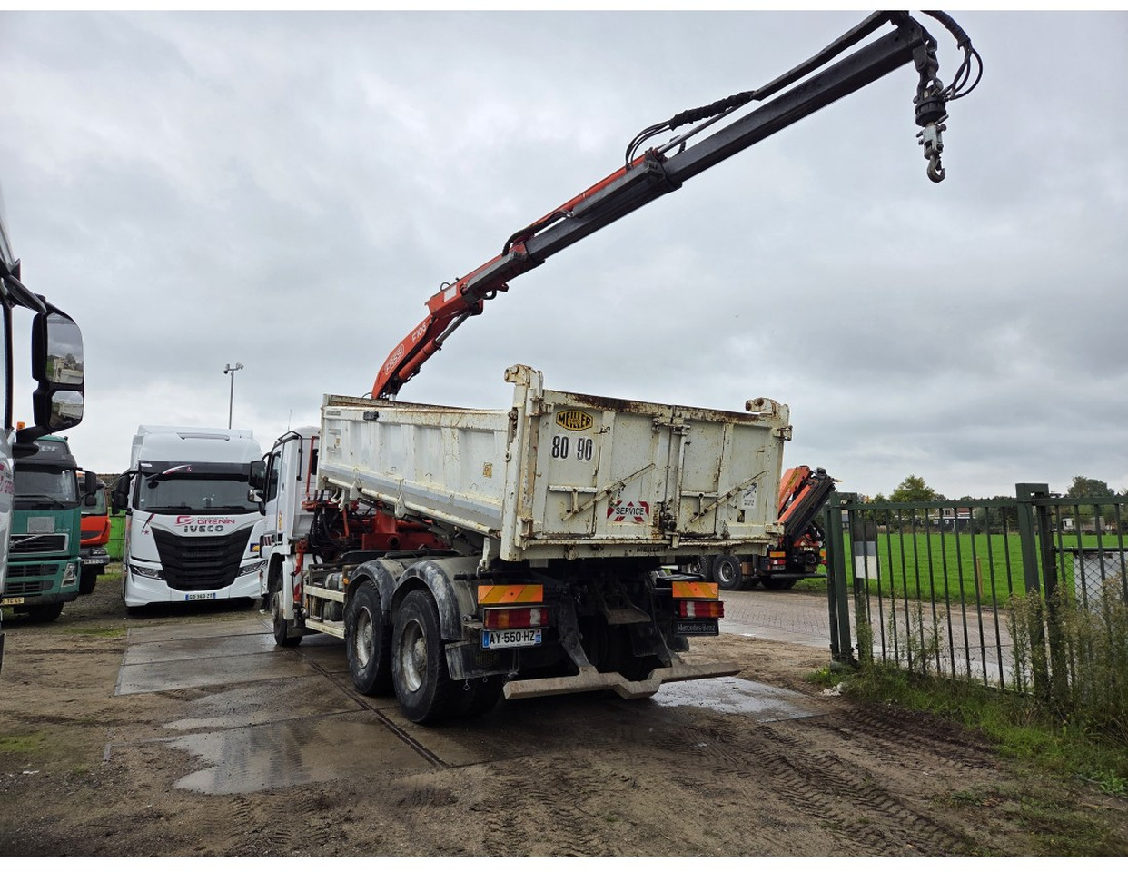 MERCEDESA CTROS 3341 6X4 TIPPER CRANE FASSI F105 - قلابات, شاحنة كرين: صور 3 MERCEDESA CTROS 3341 6X4 TIPPER CRANE FASSI F105 - قلابات, شاحنة كرين: صور 3