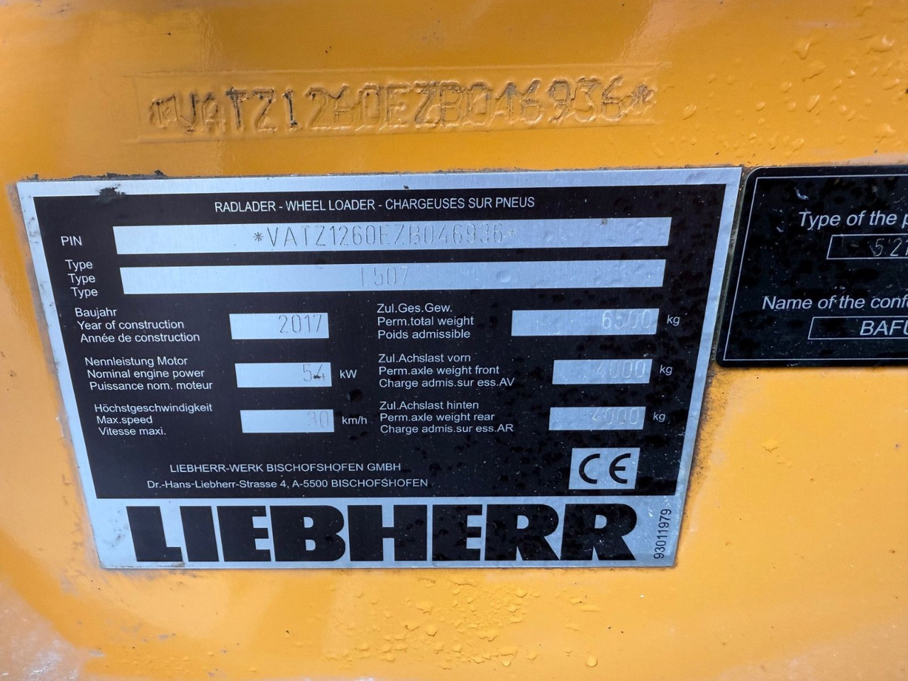 اللودر بعجل Liebherr L507, Gabel+Schaufel, ONLY 850hours: صور 7 اللودر بعجل Liebherr L507, Gabel+Schaufel, ONLY 850hours: صور 7