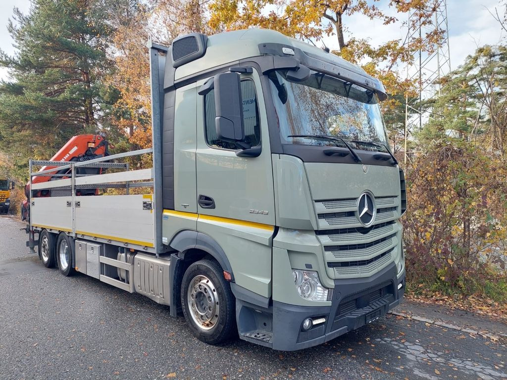 Mercedes-Benz Actros 2545 6x2, E6, Effer 265/6S - شاحنة كرين, شاحنات مسطحة: صور 3 Mercedes-Benz Actros 2545 6x2, E6, Effer 265/6S - شاحنة كرين, شاحنات مسطحة: صور 3