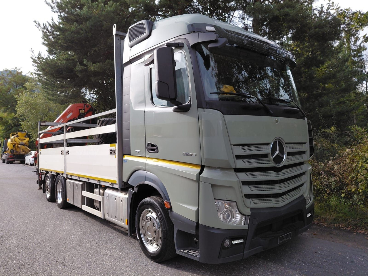 Mercedes-Benz Actros 2545 6x2, E6, Retarder, Effer 265/6S - شاحنة كرين: صور 2 Mercedes-Benz Actros 2545 6x2, E6, Retarder, Effer 265/6S - شاحنة كرين: صور 2