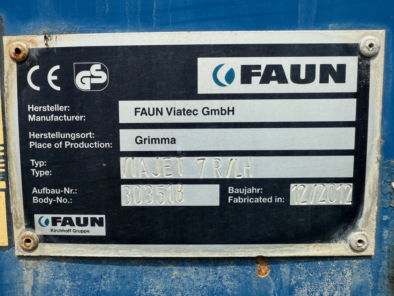 سياره كنس شوارع Mercedes-Benz Axor 1829 4x2, E5, EPS, RHD, Faun Kehrmaschine: صور 9