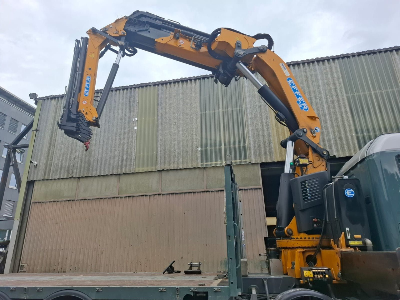 Scania R500 V8 8x2, E5, Effer 585 6S + Flyjib + winch - شاحنة كرين: صور 5 Scania R500 V8 8x2, E5, Effer 585 6S + Flyjib + winch - شاحنة كرين: صور 5
