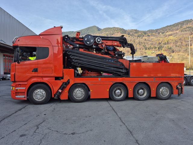 Scania R500 V8 LB10x4, E5, Effer 1750 8S, FLYJIB, 44m - شاحنة كرين: صور 2 Scania R500 V8 LB10x4, E5, Effer 1750 8S, FLYJIB, 44m - شاحنة كرين: صور 2