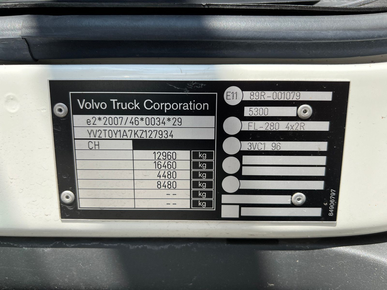 شاحنة نقل خيل Volvo FL280 4x2, E6, Wohnwagen + 2 Pferdeplaetze Volvo FL280 4x2, E6, 7.40m Chassis, Fahrgestell: صور 18
