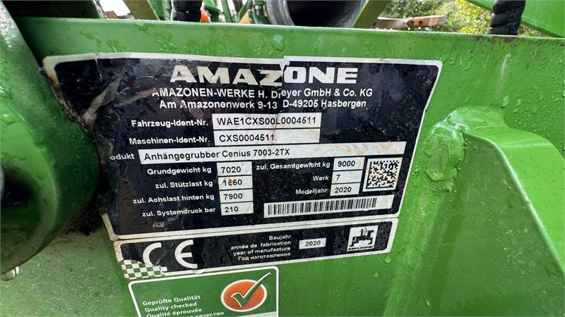 Amazone Cenius 7003 - 2TX Cenius 7003 m. så fordeler - الأمشاط الزراعية: صور 4 Amazone Cenius 7003 - 2TX Cenius 7003 m. så fordeler - الأمشاط الزراعية: صور 4