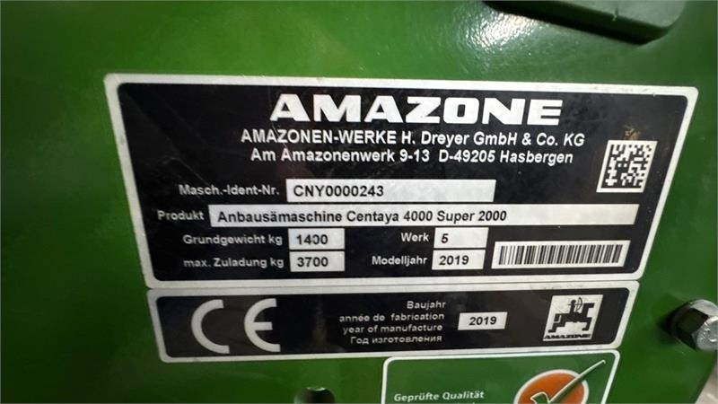 Amazone KG4001Super/Cataya4000Super KG 4001 Super - الة بذر: صور 2 Amazone KG4001Super/Cataya4000Super KG 4001 Super - الة بذر: صور 2