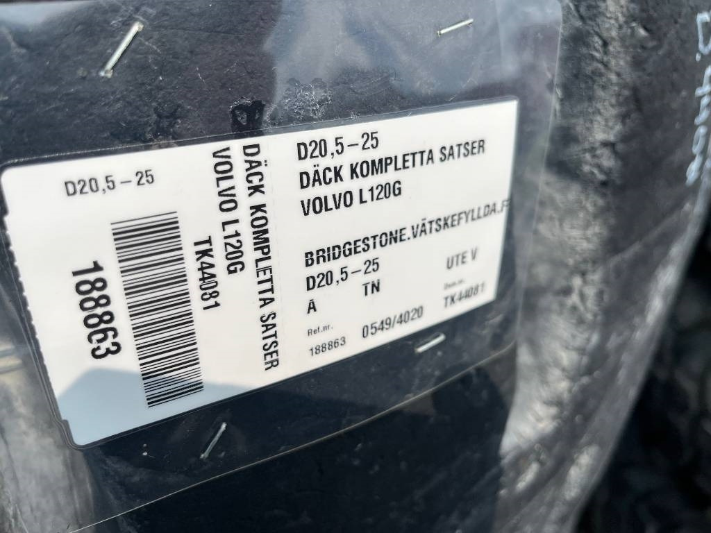 Bridgestone 20,5-25 Volvo L120G , H - عجلات: صور 3 Bridgestone 20,5-25 Volvo L120G , H - عجلات: صور 3