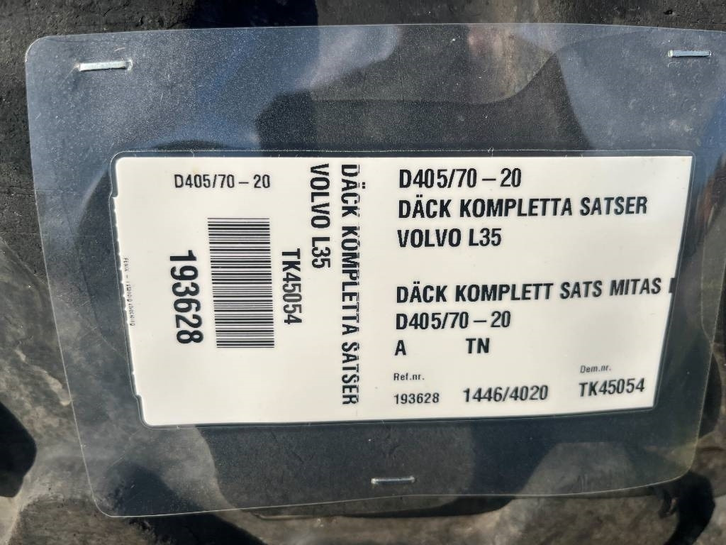 Mitas 405 70 R20 till Volvo L30 L35 - الإطارات - آلات البناء: صور 2 Mitas 405 70 R20 till Volvo L30 L35 - الإطارات - آلات البناء: صور 2