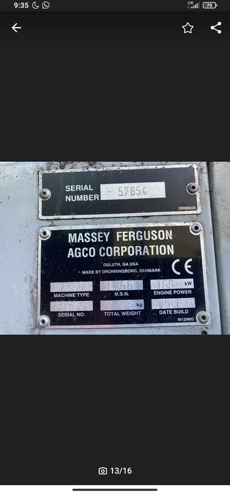 نقل الحركة - الآلات والماكينات الزراعية Massey Ferguson 7256 [CZĘŚCI] - Wariator Mocarni Wariator Jazdy Zwrotnica Zwolnica: صور 8
