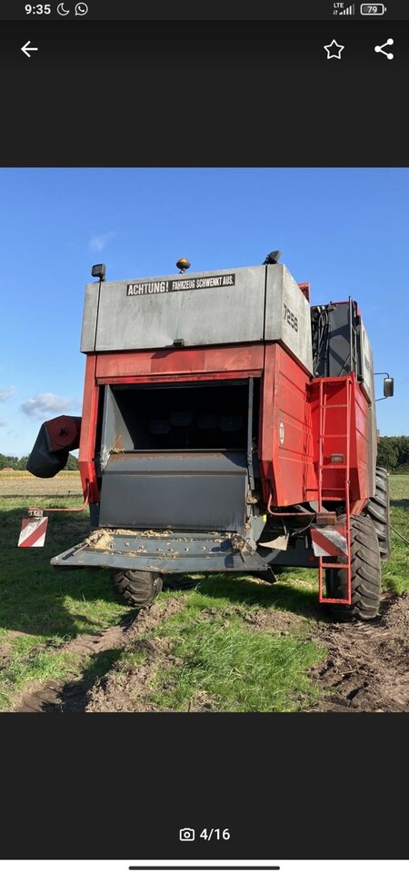 قطع الغيار - حصادة شاملة Massey Ferguson 7256 [CZĘŚCI] - Wózek Do Kombajnu Koło Pasowe Silnik Skrzynia Siekacz: صور 10