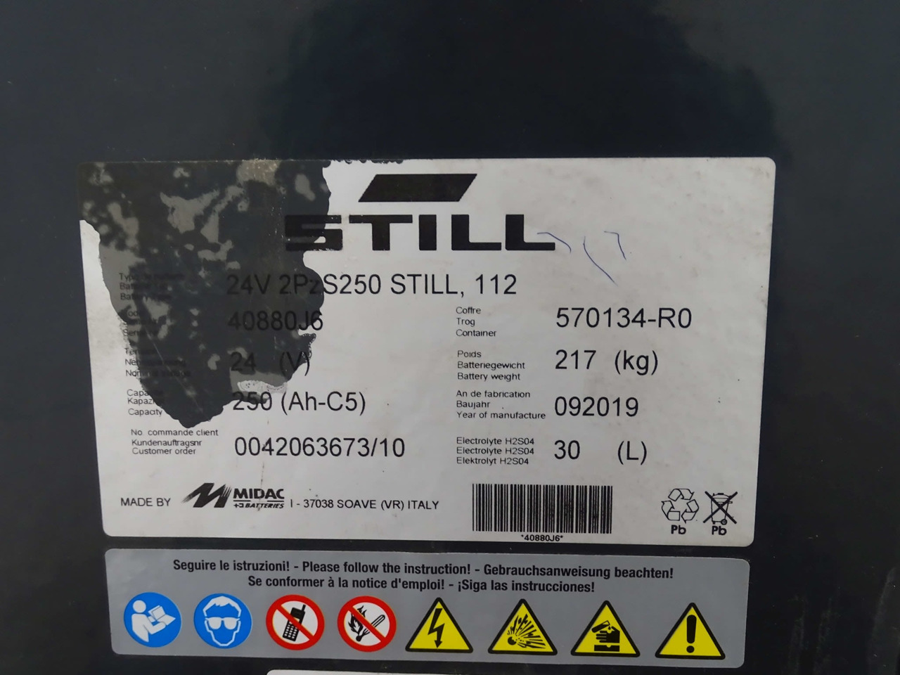 Battery Package - 2 Pcs. - البطارية - معدات المناولة: صور 2 Battery Package - 2 Pcs. - البطارية - معدات المناولة: صور 2
