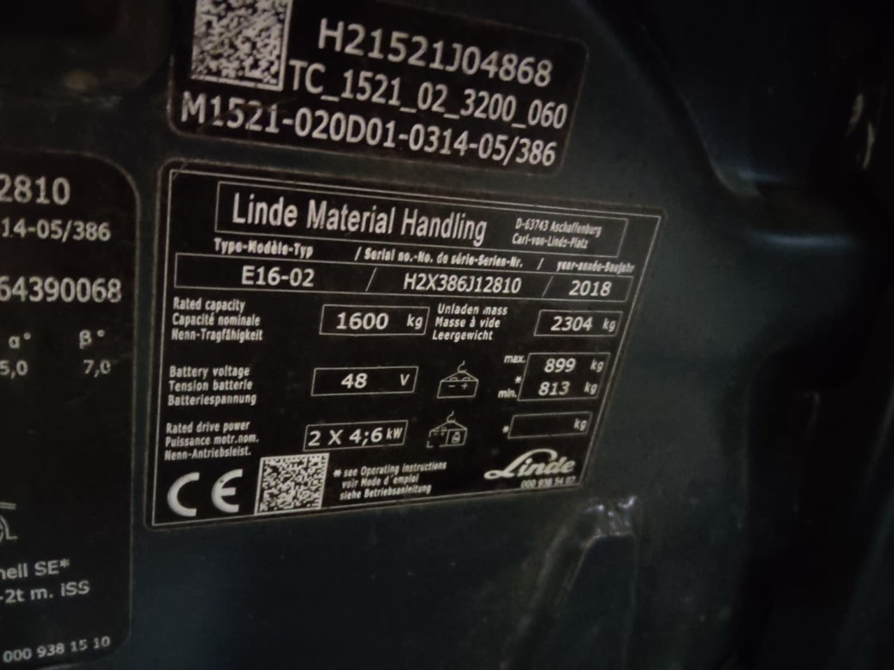Linde E16-02 - رافعة شوكية كهربائية: صور 2 Linde E16-02 - رافعة شوكية كهربائية: صور 2