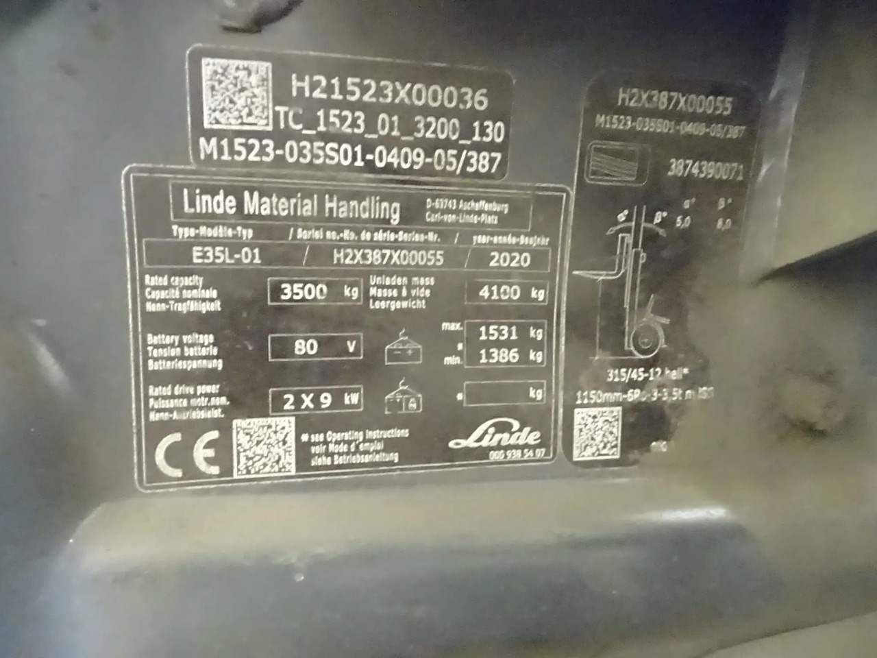 Linde E35L-01 - رافعة شوكية كهربائية: صور 4 Linde E35L-01 - رافعة شوكية كهربائية: صور 4