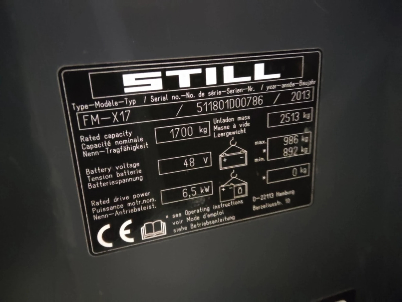 STILL FM-X17 - شاحنة مناولة: صور 5 STILL FM-X17 - شاحنة مناولة: صور 5