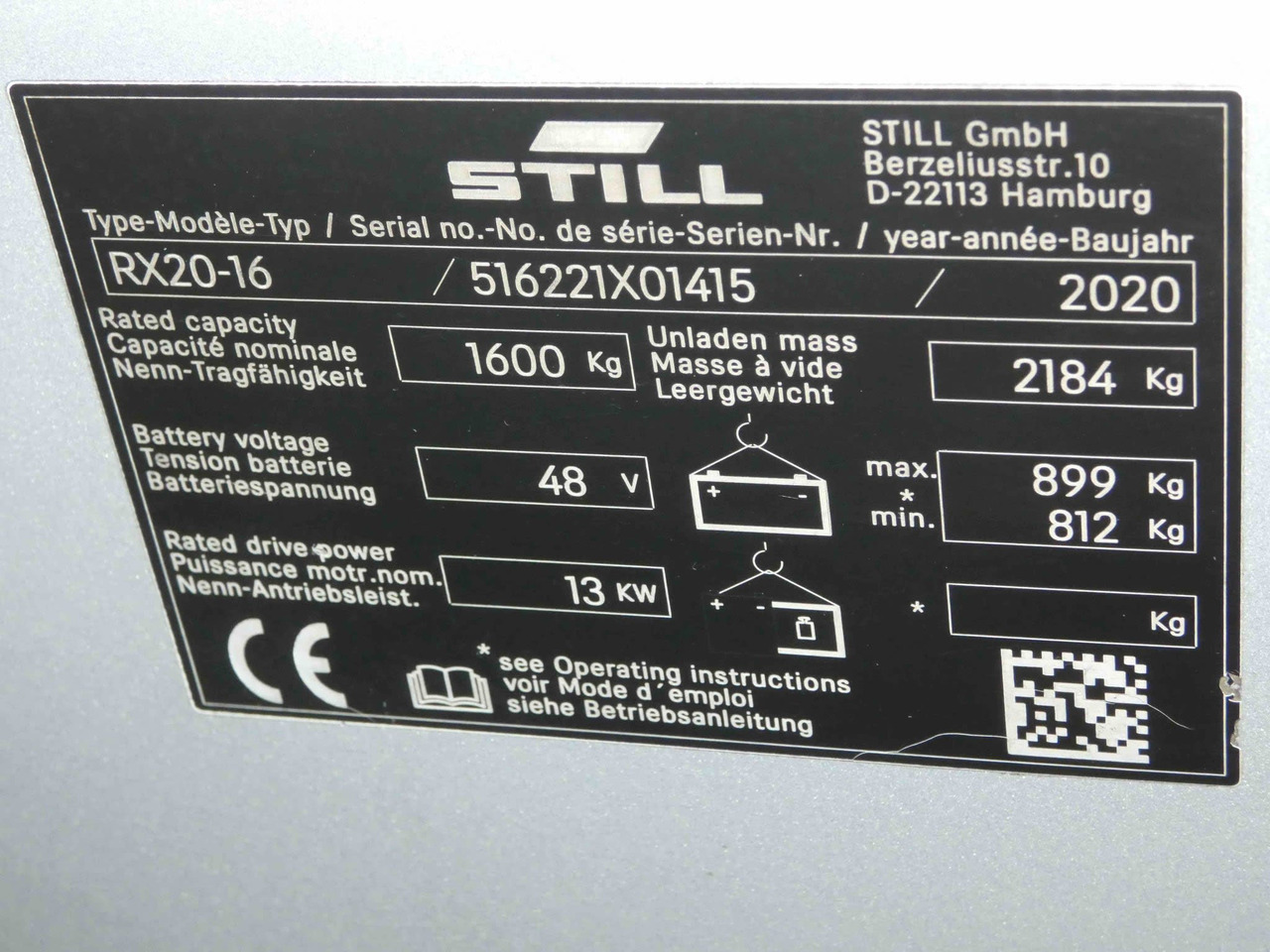 STILL RX20-16 - رافعة شوكية كهربائية: صور 4 STILL RX20-16 - رافعة شوكية كهربائية: صور 4