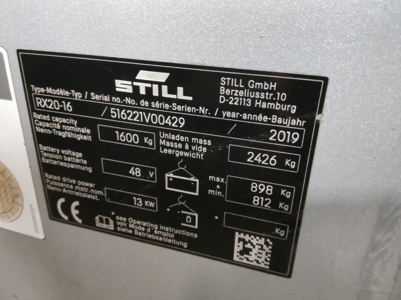 STILL RX20-16 - رافعة شوكية كهربائية: صور 5 STILL RX20-16 - رافعة شوكية كهربائية: صور 5