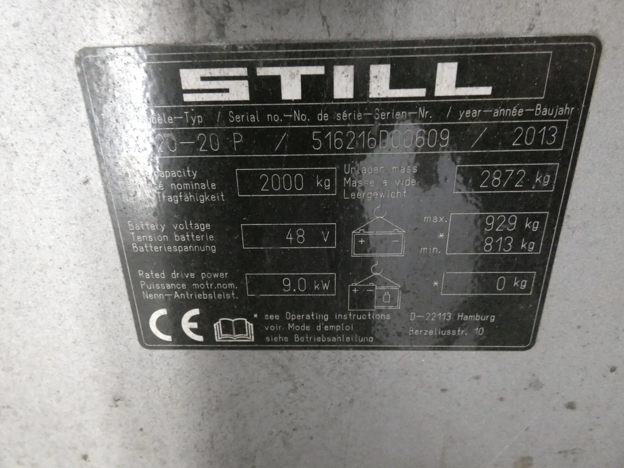 STILL RX20-20P - رافعة شوكية كهربائية: صور 5 STILL RX20-20P - رافعة شوكية كهربائية: صور 5