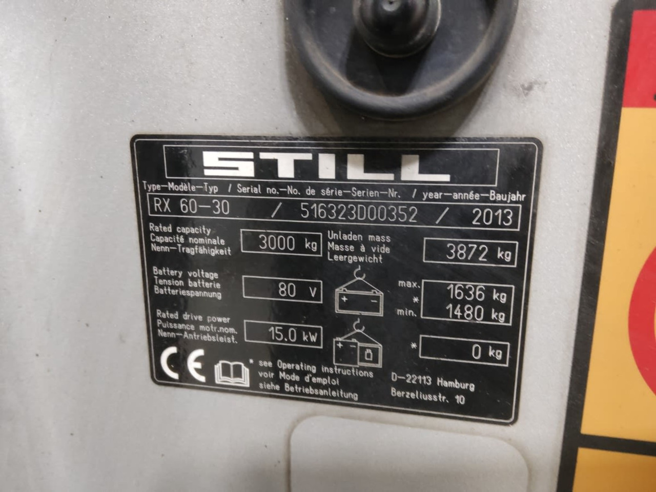 STILL RX60-30 - رافعة شوكية كهربائية: صور 5 STILL RX60-30 - رافعة شوكية كهربائية: صور 5