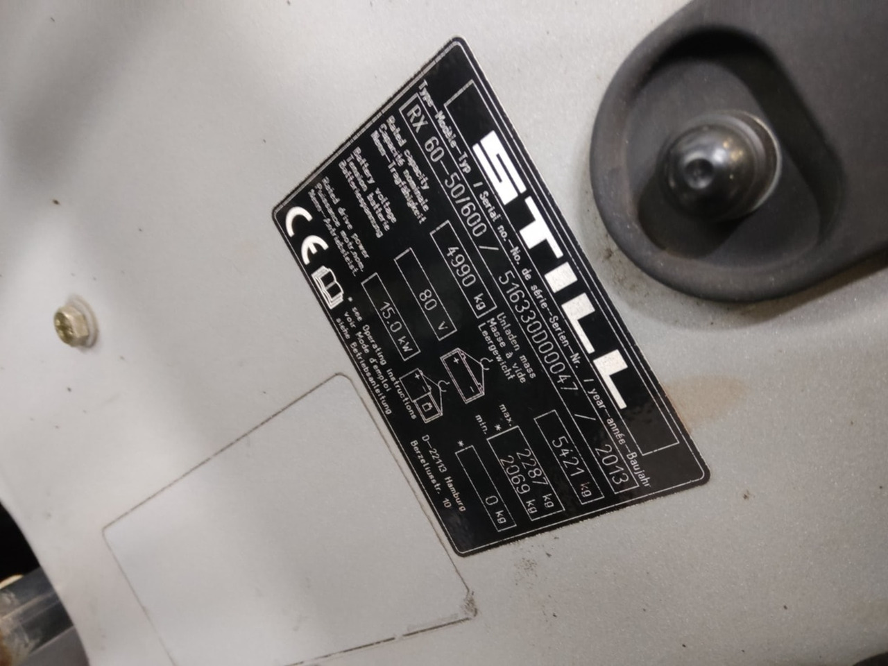 STILL RX60-50/600 - رافعة شوكية كهربائية: صور 5 STILL RX60-50/600 - رافعة شوكية كهربائية: صور 5