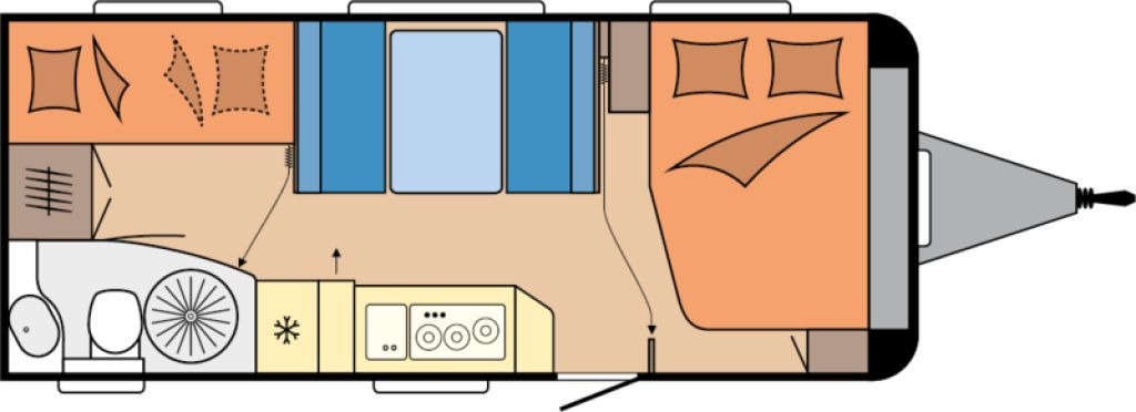 Hobby De Luxe 545 KMF 2026 3er Autark Backofen uvm.+ - كرفان سحب: صور 2 Hobby De Luxe 545 KMF 2026 3er Autark Backofen uvm.+ - كرفان سحب: صور 2