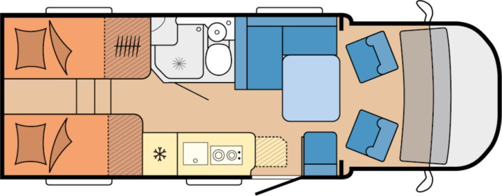 Hobby PRESTIGE T 710 GE 2026 180PS Autom. Voll LED +++ - موتر هوم شبه متكامل: صور 2 Hobby PRESTIGE T 710 GE 2026 180PS Autom. Voll LED +++ - موتر هوم شبه متكامل: صور 2