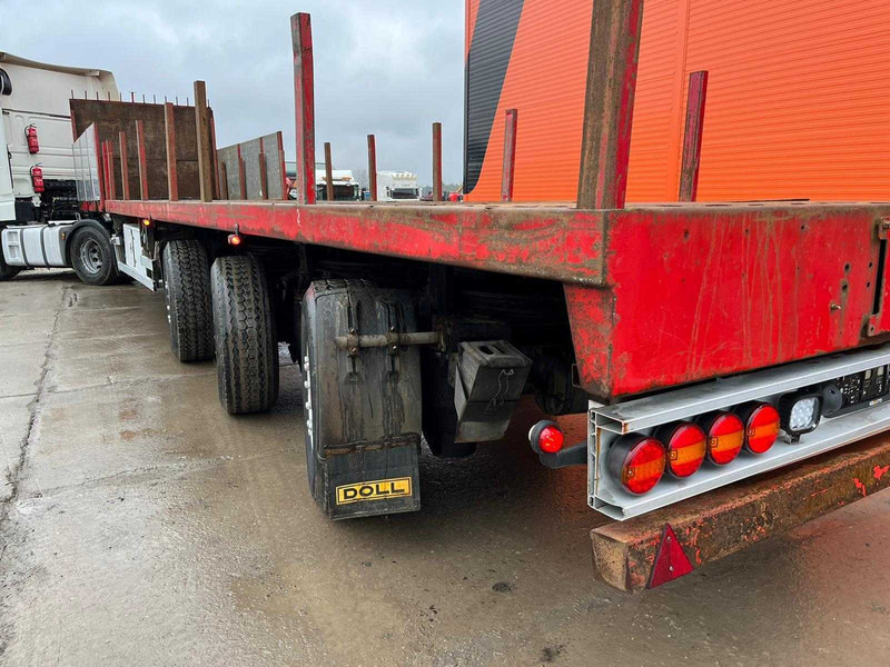 نصف مقطورة مسطحة Doll 93 H STEERED AXLES / PLATFORM L=13463 / EXTENDABLE: صور 12
