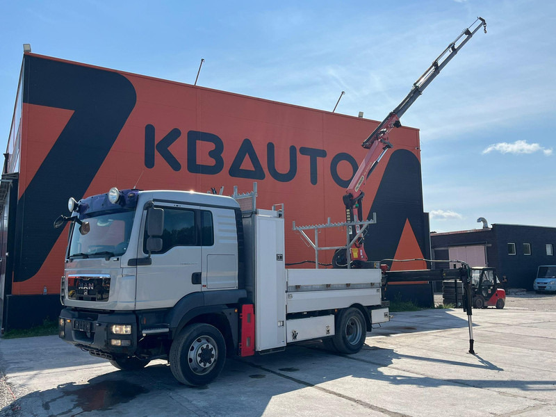 MAN TGM 13.290 4x4 PK9002 / PLATFORM L=3212 mm - شاحنات مسطحة, شاحنة كرين: صور 1 MAN TGM 13.290 4x4 PK9002 / PLATFORM L=3212 mm - شاحنات مسطحة, شاحنة كرين: صور 1
