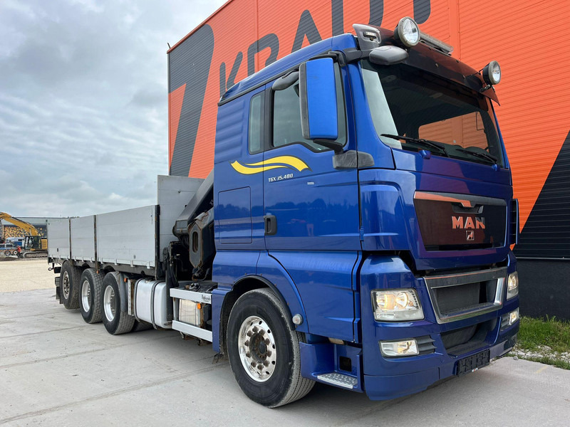 MAN TGX 35.480 8x4*4 HIAB 288E-7 / PLATFORM L=6397 mm - شاحنات مسطحة, شاحنة كرين: صور 4 MAN TGX 35.480 8x4*4 HIAB 288E-7 / PLATFORM L=6397 mm - شاحنات مسطحة, شاحنة كرين: صور 4