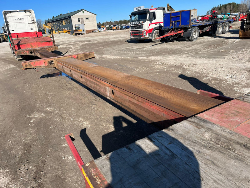 عربة مسطحة منخفضة نصف مقطورة Nooteboom MCO-58-04V PLATFORM 9900 mm + 6100 + 6400 mm EXTENDABLE / LOADING HEIGHT 860 mm / ALL STEERED AXLES: صور 15