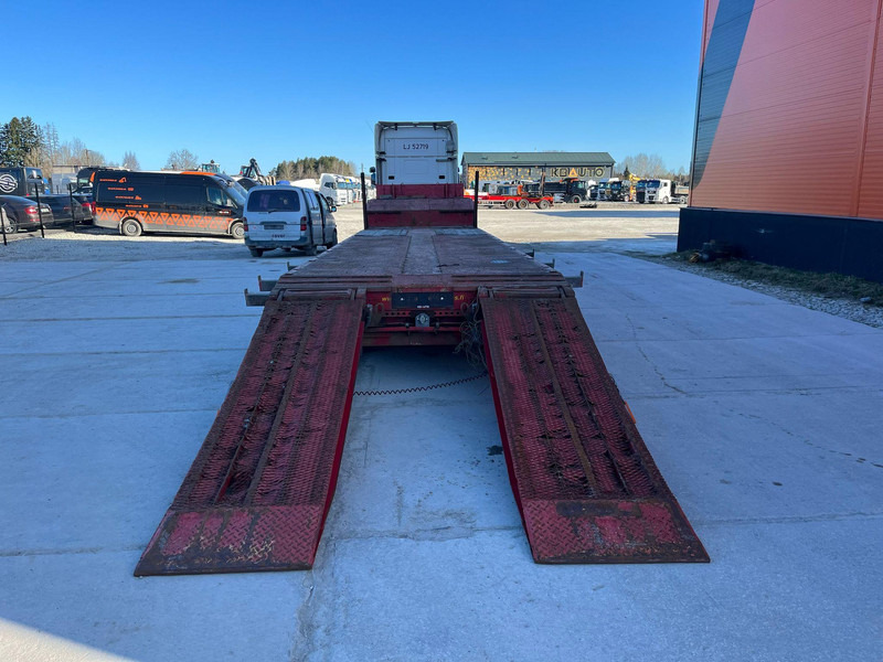 عربة مسطحة منخفضة نصف مقطورة Nooteboom MCO-58-04V PLATFORM 9900 mm + 6100 + 6400 mm EXTENDABLE / LOADING HEIGHT 860 mm / ALL STEERED AXLES: صور 13