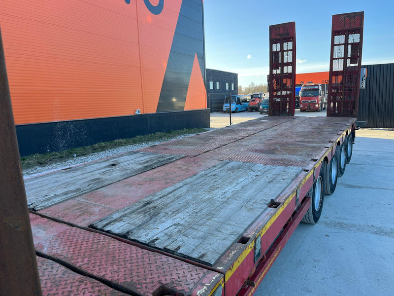 عربة مسطحة منخفضة نصف مقطورة Nooteboom MCO-58-04V PLATFORM 9900 mm + 6100 + 6400 mm EXTENDABLE / LOADING HEIGHT 860 mm / ALL STEERED AXLES: صور 8